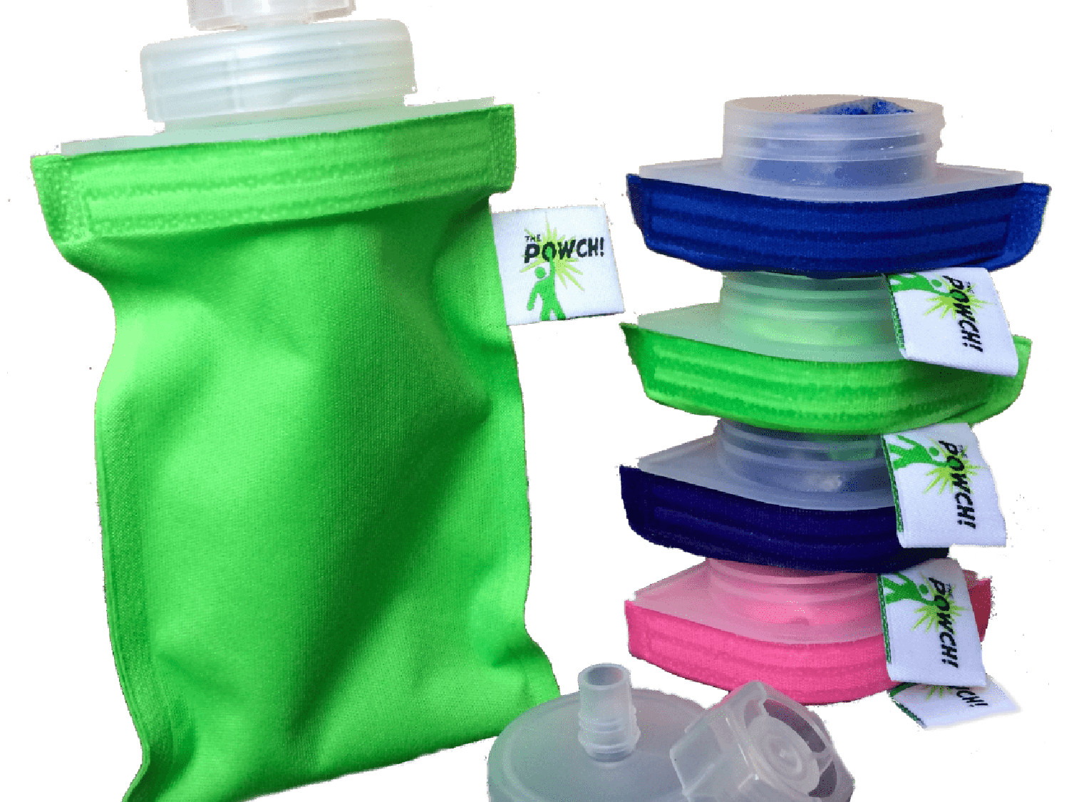 THE POWCH! Reusable drink, food pouch, bottle, container